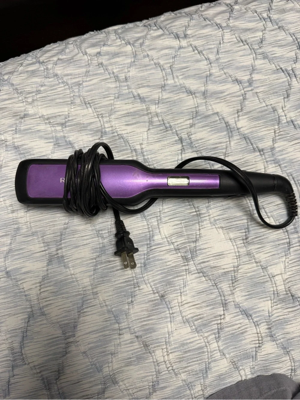 Remington Purple and Black Digital Hair Straightener